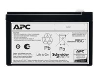 APC Replacement Battery Cartridge #177 - UPS akku - Lyijyhappo - 9000 mAh - musta APCRBC177