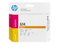 HP 614 - Keltainen, magenta - alkuperäinen - tulostinpää malleihin Stitch S300, S500 2LL63A