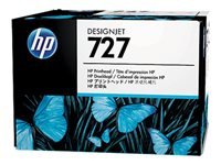 HP 727 - Harmaa, keltainen, sinivihreä, magenta, mattamusta, valokuvamusta (photo black) - tulostinpää malleihin DesignJet T1500, T1530, T2500, T2530, T920, T930 B3P06A