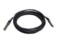 HPE X240 Direct Attach Copper Cable - Verkkokaapeli - QSFP+ to QSFP+ - 5 m malleihin Apollo 4200, 4200 Gen10; Edgeline e920; FlexFabric 12900E 36, 12XXX; ProLiant e910t 2U JG328A