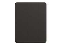 Apple Smart - Läppäkansi tabletille - polyuretaani - musta - 12.9" malleihin 12.9-inch iPad Pro (3. sukupolvi, 4. sukupolvi, 5th generation) MJMG3ZM/A