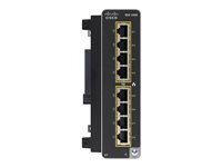 Cisco Catalyst IE3400 Rugged Series Advanced Expansion Module - Laajennusmoduuli - Gigabit Ethernet (PoE+) x 8 IEM-3400-8P=