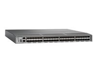 Cisco MDS 9148S - Kytkin - Hallinnoitu - 12 x 16Gb Fibre Channel - ilmavirtaus takaa eteenpäin - telineeseen asennettava DS-C9148S-D12PSK9