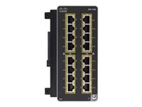 Cisco Catalyst - Laajennusmoduuli - Gigabit Ethernet x 16 malleihin Catalyst IE3300 Rugged Series IEM-3300-16T=