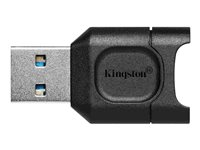Kingston MobileLite Plus - Kortinlukija (microSD, microSDHC, microSDXC, microSDHC UHS-I, microSDXC UHS-I, microSDHC UHS-II, microSDXC UHS-II) - USB 3.2 Gen 1 MLPM