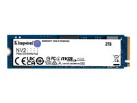Kingston NV2 - SSD - 2 Tt - sisäinen - M.2 2280 - PCIe 4.0 x4 (NVMe) malleihin Intel Next Unit of Computing 12 Pro Kit - NUC12WSKi5 SNV2S/2000G