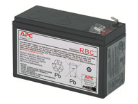 APC Replacement Battery Cartridge #2 - UPS akku - 1 x akku/paristo - Lyijyhappo - musta malleihin P/N: AP250, BE550-KR, BK500IACH, BP300JPNP, BP500IACH, BX600CI-IN, CP27U13AZ3-F RBC2