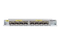 Cisco Interface Module - Laajennusmoduuli - 10 Gigabit SFP+ x 8 malleihin ASR 901, 901 10G, 902, 903 A900-IMA8Z=