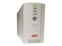 APC Back-UPS CS 350 - UPS - Vaihtovirta 230 V - 210 watti(a) - 350 VA - RS-232, USB - lähtöliittimet: 4 - beige BK350EI