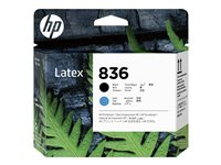 HP 836 - Musta, sinivihreä - alkuperäinen - Latex - tulostinpää malleihin Latex 630 W, 630 W Print and Cut Plus Solution, 700, 700 W, 800, 800 W 4UV95A