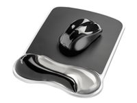 Kensington Duo Gel Mouse Wristrest Wave - Hiirialusta jossa pehmustettu rannetuki - kaksisävyinen grafiitti 62399