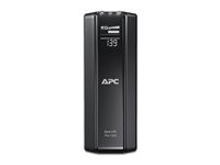 APC Back-UPS Pro 1500 - UPS - Vaihtovirta 230 V - 865 watti(a) - 1500 VA - RS-232, USB - lähtöliittimet: 10 - musta BR1500GI