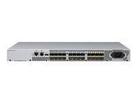 HPE SN3600B 16Gb 24-port/24-port Active Fibre Channel Switch - Kytkin - Hallinnoitu - 24 x 16Gb Fibre Channel SFP+ - telineeseen asennettava R8P29A