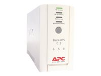 APC Back-UPS CS 650 - UPS - Vaihtovirta 230 V - 400 watti(a) - 650 VA - RS-232, USB - lähtöliittimet: 4 - beige BK650EI