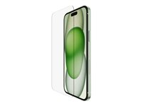 Belkin ScreenForce - Näytön suojus tuotteelle matkapuhelin - karkaistu lasi, käsitelty - lasi malleihin Apple iPhone 15 Plus OVA136ZZ