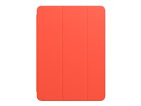 Apple Smart - Läppäkansi tabletille - polyuretaani - electric orange malleihin 10.9-inch iPad Air (4. sukupolvi, 5th generation) MJM23ZM/A