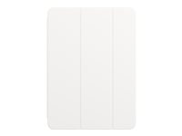 Apple Smart - Läppäkansi tabletille - polyuretaani - valkoinen - 11" malleihin 11-inch iPad Pro (1. laitesukupolvi, 2. sukupolvi, 3. sukupolvi) MJMA3ZM/A
