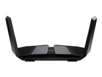 NETGEAR Nighthawk RAX200 - Langaton reititin 5-porttinen kytkin - 1GbE, 2.5GbE - Wi-Fi 6 - kolmikaistainen RAX200-100EUS