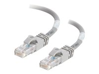 C2G Cat6 Booted Unshielded (UTP) Network Patch Cable - Kytkentäkaapeli - RJ-45 (uros) to RJ-45 (uros) - 10 m - UTP - CAT 6 - valettu, piikitön, säikeinen - harmaa 83372