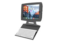 Compulocks Universal Keyboard Tray VESA Compatible - Asennuskomponentti (näppäimistötaso) - musta -kiinnitysliitäntä: 100 x 100 mm - seinään asennettava, jalustaan asennettava, kotelo malleihin Compulocks BrandMe VESA Brandable Floor Stand For Tablets, Space BrandMe Floor Stand UKBTRAYB