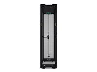 HPE 800mm x 1075mm G2 Enterprise Shock Rack - Teline - musta hopeisilla vivahteilla - 42U - 19" P9K42A