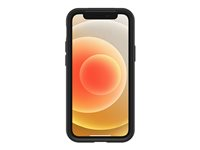 OtterBox Otter + Pop Symmetry Series - Takakansi matkapuhelimelle - polykarbonaatti, synteettinen kumi - musta malleihin Apple iPhone 12 mini 77-65388