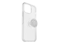 OtterBox Otter + Pop Symmetry Series Clear - Takakansi matkapuhelimelle - polykarbonaatti, synteettinen kumi - kirkas tikkari malleihin Apple iPhone 13 Pro Max 77-84563