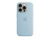 Apple - Takakansi matkapuhelimelle - MagSafe-yhteensopiva - silikoni - vaaleansininen malleihin iPhone 15 Pro MWNM3ZM/A