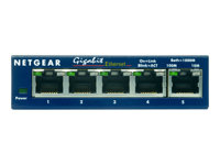 NETGEAR GS105 - Kytkin - 5 x 10/100/1000 - työpöytä GS105GE