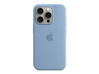 Apple - Takakansi matkapuhelimelle - MagSafe-yhteensopiva - silikoni - talven sininen malleihin iPhone 15 Pro MT1L3ZM/A