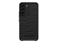 LifeProof WAKE - Takakansi matkapuhelimelle - 85 % valtameripohjainen kierrätetty muovi - musta - täyteläinen aaltokuvio malleihin Samsung Galaxy S22 77-86648