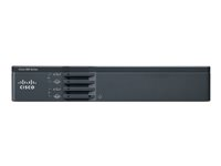 Cisco 867VAE - Langaton reititin - DSL-modeemi - 5-porttinen kytkin - GigE - WAN-portit: 2 - Wi-Fi - 2.4 GHz C867VAE-W-E-K9