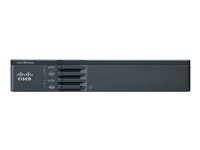 Cisco 867VAE - Reititin - DSL-modeemi 4-porttinen kytkin - 1GbE - WAN-portit: 2 - telineeseen asennettava C867VAE-K9