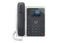 Poly Edge E220 - VoIP -puhelin toiminnolla soittajan tunnistin/odotetaan soittoa - 3-suuntainen puhelukyky - SIP, SDP - monilinja toiminta - 16 riviä 82M87AA