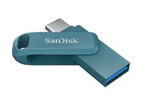 SanDisk Ultra Dual Drive Go - USB Flash-asema - 256 Gt - USB 3.2 Gen 1 / USB-C - navagio bay SDDDC3-256G-G46NBB