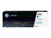 HP 410X - Tuottoisa - sinivihreä - alkuperäinen - LaserJet - väriainekasetti (CF411X) malleihin Color LaserJet Pro M452, MFP M377, MFP M477 CF411X