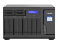 QNAP TVS-h1288X - NAS-palvelin - 12 telineet - SATA 6Gb/s - RAID RAID 0, 1, 5, 6, 10, 50, JBOD, 5 hot spare, 6 hot spare, 60, 10 hot spare, RAID TP - RAM 16 Gt - Gigabit Ethernet / 2.5 Gigabit Ethernet / 10 Gigabit Ethernet - iSCSI tuki TVS-H1288X-W1250-16G