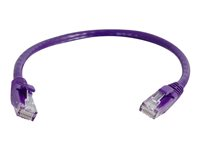 C2G Cat6 Booted Unshielded (UTP) Network Patch Cable - Kytkentäkaapeli - RJ-45 (uros) to RJ-45 (uros) - 2 m - UTP - CAT 6 - valettu, piikitön, säikeinen - violetti 83633