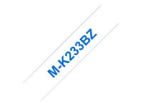 Brother M-K233BZ - Sininen valkoisella - Rulla (1,2 cm x 8 m) 1 kpl tulostimen nauha malleihin P-Touch PT-55, PT-55P, PT-65, PT-75, PT-90, PT-BB4 MK233BZ