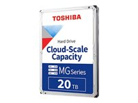 Toshiba MG10 Series MG10ACA20TA - Kiintolevyasema - Enterprise - 20 Tt - sisäinen - 3.5" - SATA 6Gb/s - 7200 kierrosta/min - puskuri: 512 Mt MG10ACA20TA