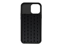 OtterBox Easy Grip Gaming - Takakansi matkapuhelimelle - kalmarinmusteen musta - muotoonvalettu rakenne malleihin Apple iPhone 13 Pro Max 77-85493