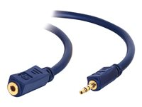 C2G Velocity - Audiojatkojohto - mini-phone stereo 3.5 mm uros to mini-phone stereo 3.5 mm naaras - 7 m - suojattu 80288