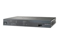 Cisco 888 G.SHDSL Router with CUBE - Reititin - DSL-modeemi 4-porttinen kytkin - WAN-portit: 2 - Wi-Fi C888-K9