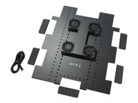 APC Roof Fan Tray - Telinetuulettimen alusta - Vaihtovirta 120 V - musta malleihin NetShelter SX ACF503