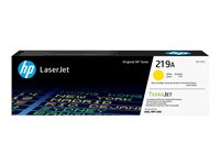 HP 219A - Keltainen - alkuperäinen - LaserJet - väriainekasetti (W2192A) malleihin P/N: 499Q6F#BAZ, 499Q7F#BAZ, 499Q8F#B19, 499Q8F#BAZ, 499R0F#BAZ, 8D7L0A#BAZ W2192A