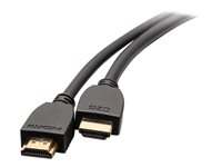 C2G 12ft (3.6m) Ultra High Speed HDMI® Cable with Ethernet - 8K 60Hz - Ultra High Speed - HDMI-kaapeli Ethernetillä - HDMI uros to HDMI uros - 3.6 m - musta - tuki 8K 60 Hz (7680 x 4320) C2G10413