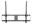Multibrackets M Universal Tilt Wallmount Large - Asennuspakkaus (kallistuva seinäasennus) - musta -näytön koko: 46"-63" - seinään asennettava