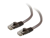 C2G Cat5e Booted Unshielded (UTP) Network Patch Cable - Kytkentäkaapeli - RJ-45 (uros) to RJ-45 (uros) - 50 cm - UTP - CAT 5e - valettu, piikitön, säikeinen - ruskea 83672