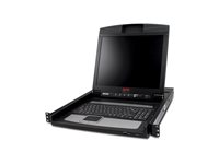 APC LCD Console - KVM-konsoli - 17" AP5717R