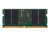 Kingston - DDR5 - pakkaus - 32 Gt: 2 x 16 Gt - 262-nastainen SO-DIMM - 4800 MHz / PC5-38400 - CL40 - 1.1 V - puskuroimaton - non-ECC malleihin Dell Inspiron 16; Precision 34XX, 7770; HP ZBook Studio G9; Lenovo ThinkPad P15v Gen 3 KCP548SS8K2-32